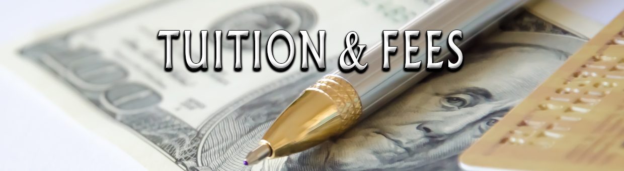 Tuition & Fees web page header